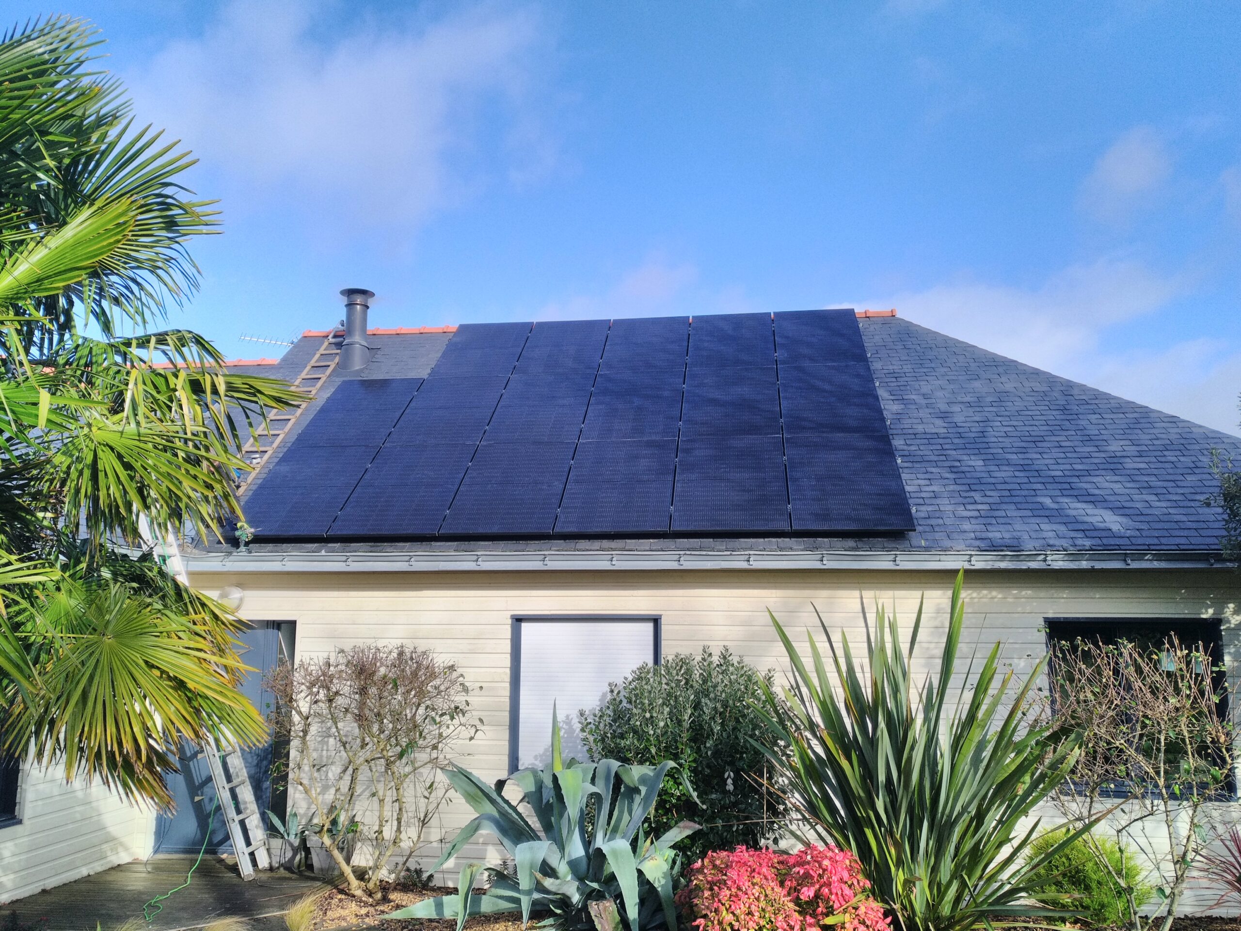 Panneaux solaires en toiture